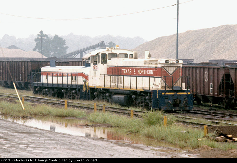 Texas & Northern  MP15DC #999 with slug #2.